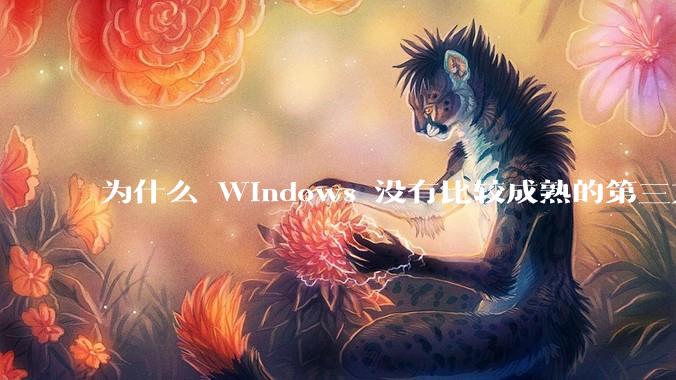为什么 Windows 没有比较成熟的第三方桌面环境(explorer.exe)?