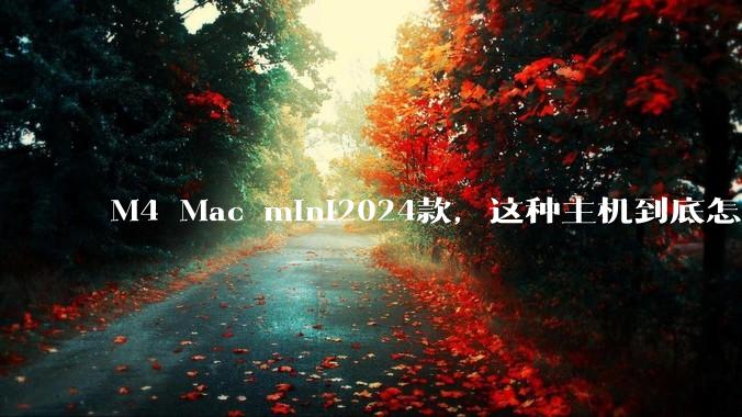 M4 Mac mini2024款,这种主机到底怎么样呀?