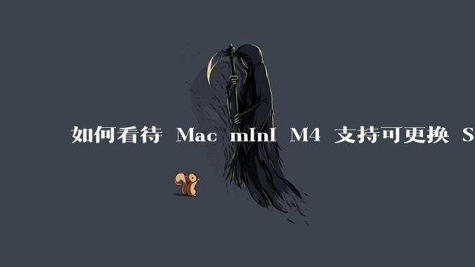 如何看待 Mac mini M4 支持可更换 SSD?