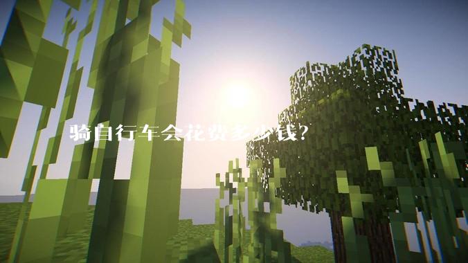 骑自行车会花费多少钱?