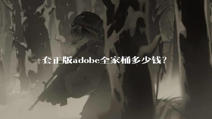 一套正版adobe全家桶多少钱?