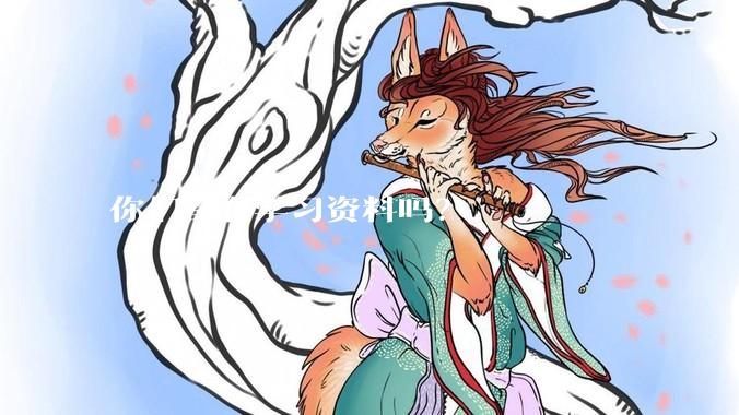 你们都有学习资料吗?