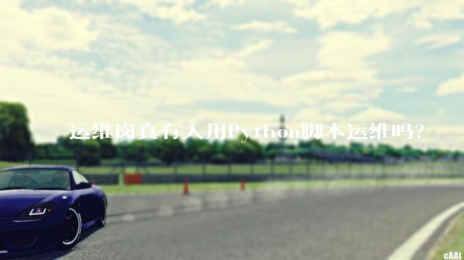 运维岗真有人用Python脚本运维吗?