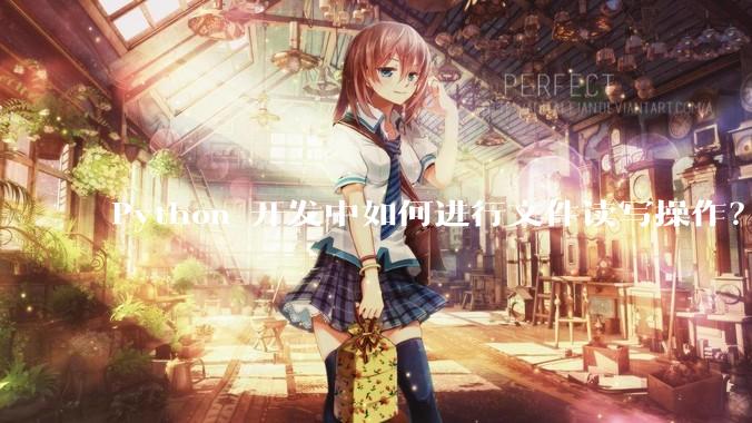 Python 开发中如何进行文件读写操作?