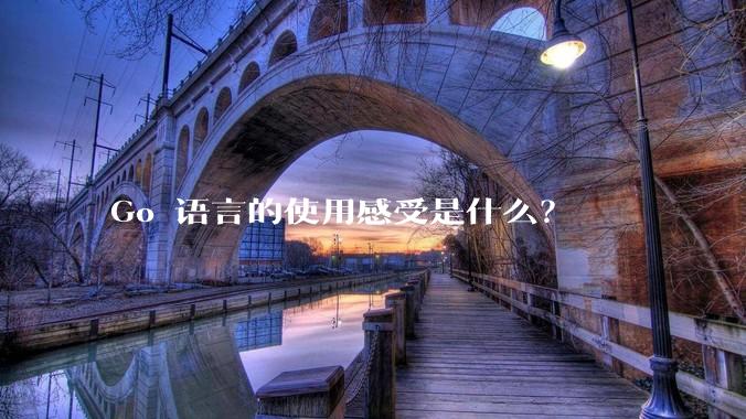 Go 语言的使用感受是什么?