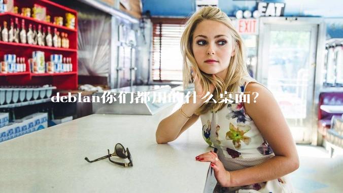 debian你们都用的什么桌面?