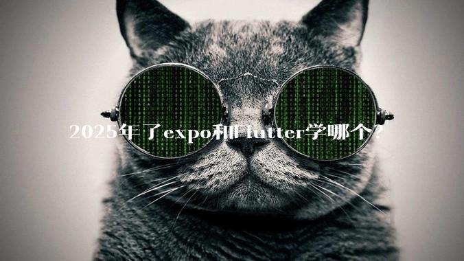 2025年了expo和Flutter学哪个？