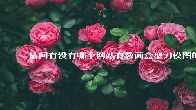 请问有没有哪个网站有教画盒型刀模图的?