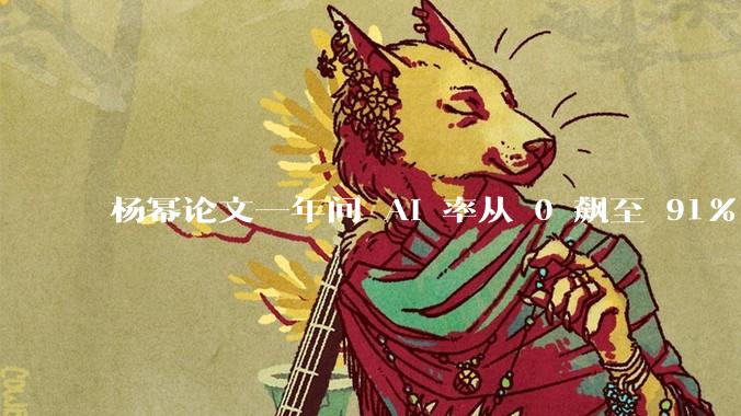 杨幂论文一年间 AI 率从 0 飙至 91%，为什么会这样？AI 查重到底有没有统一标准？