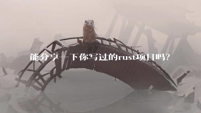 能分享一下你写过的rust项目吗?