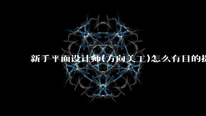 新手平面设计师(方向美工)怎么有目的提升设计能力?