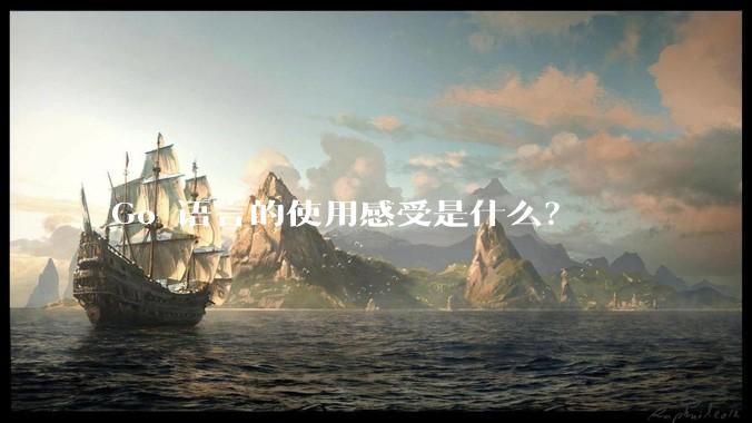 Go 语言的使用感受是什么?