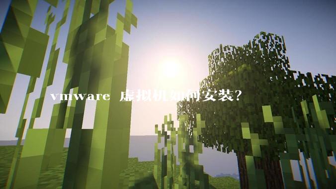 vmware 虚拟机如何安装?